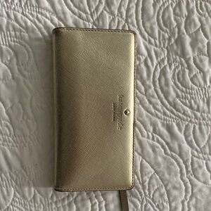 Kate Spade Metallic Gold Clutch